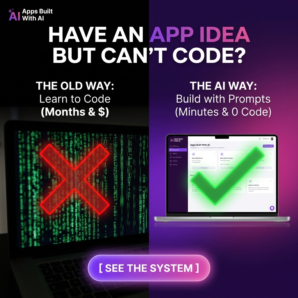 Justin Burns Facebook ad: Launch Your Own Software App Using AI in 2026