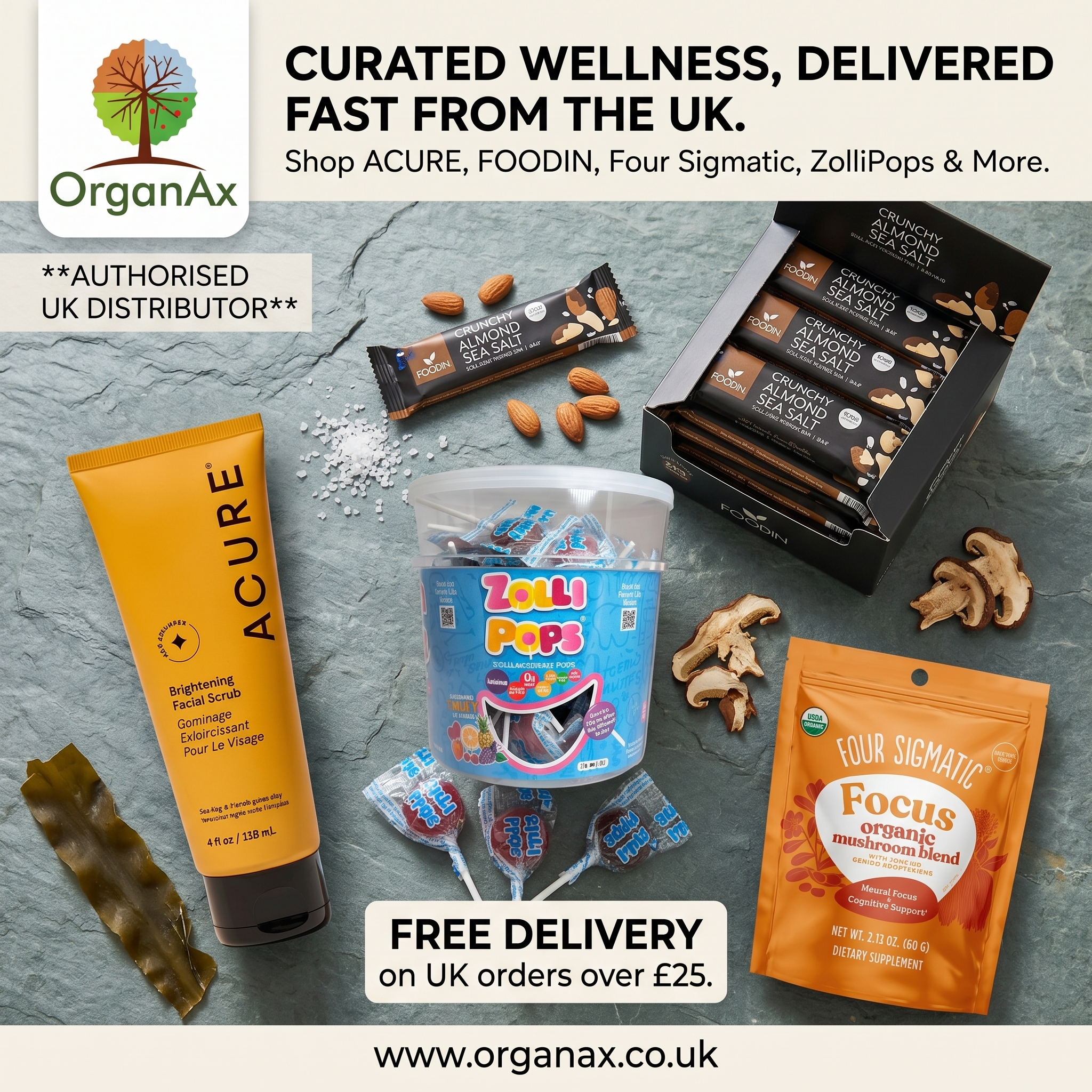 Organax UK Facebook ad: Chat with us