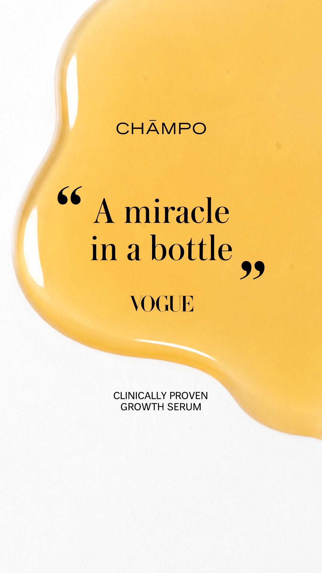 Chāmpo Haircare Facebook ad