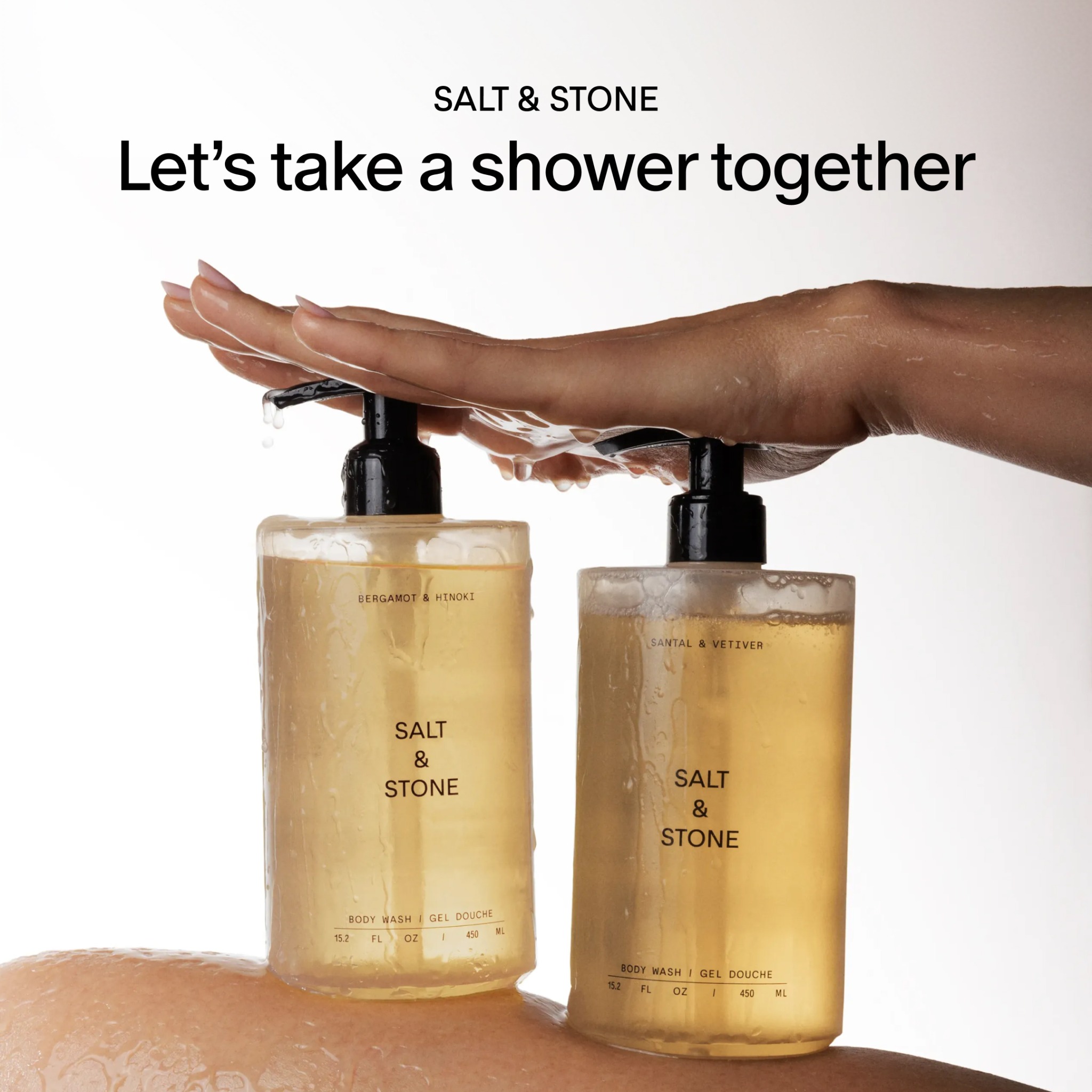 SALT & STONE Facebook ad: Award-Winning Body Wash