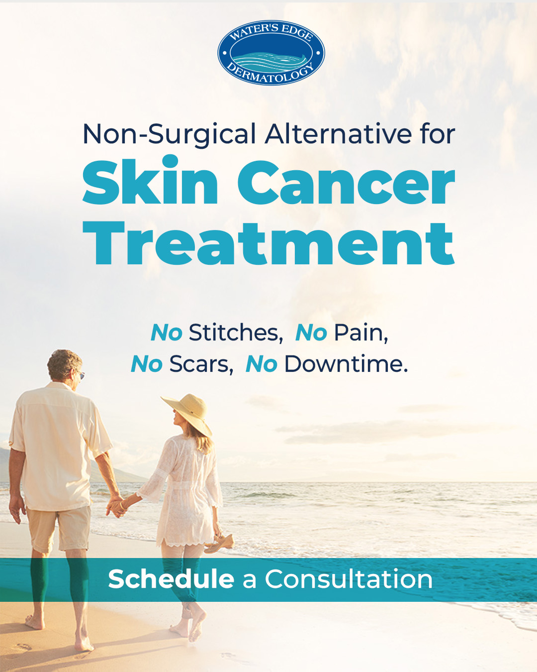 Water's Edge Dermatology Facebook ad from Mar 4, 2026