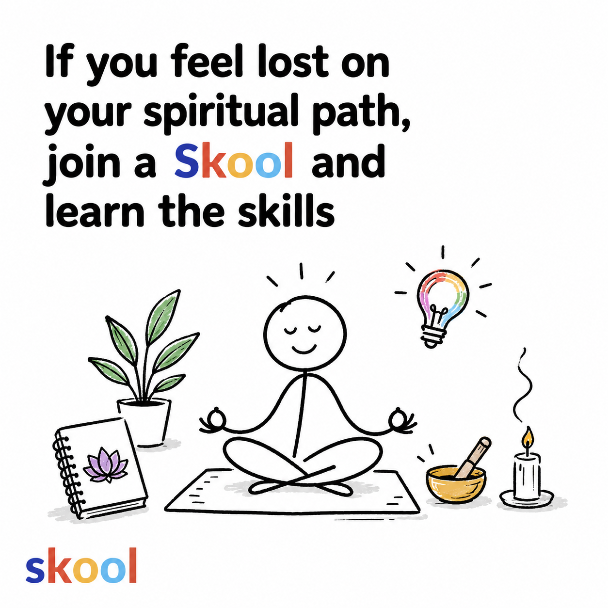 Skool Facebook ad