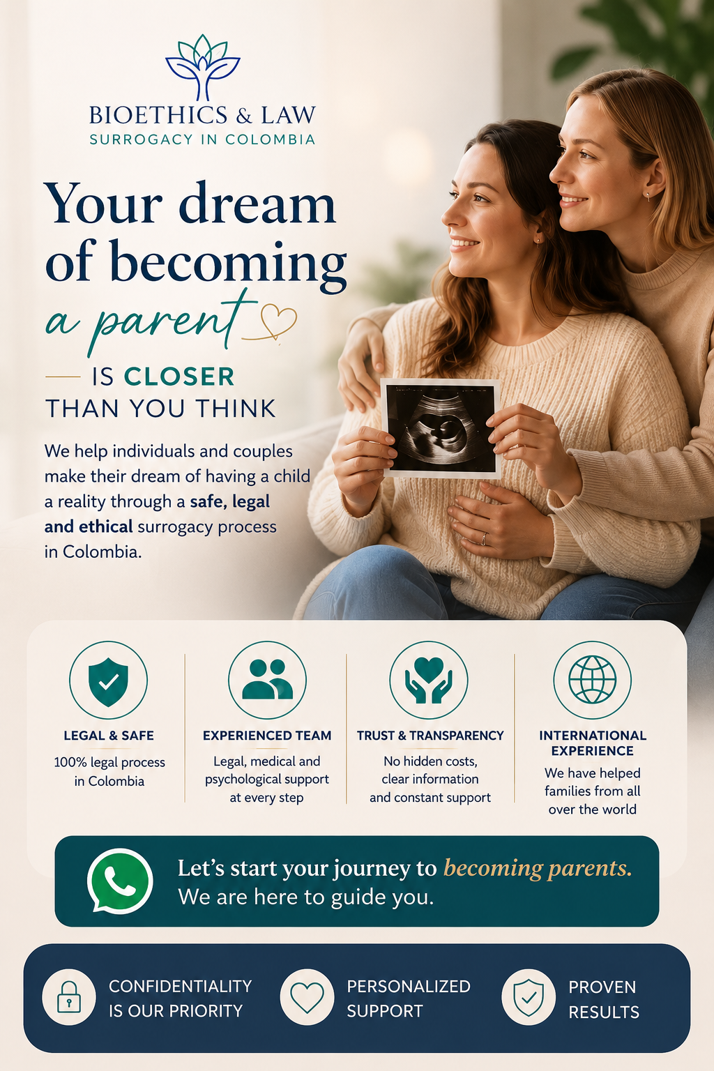 Bioética&Derecho Facebook ad: Surrogacy Programs with Legal Guidance