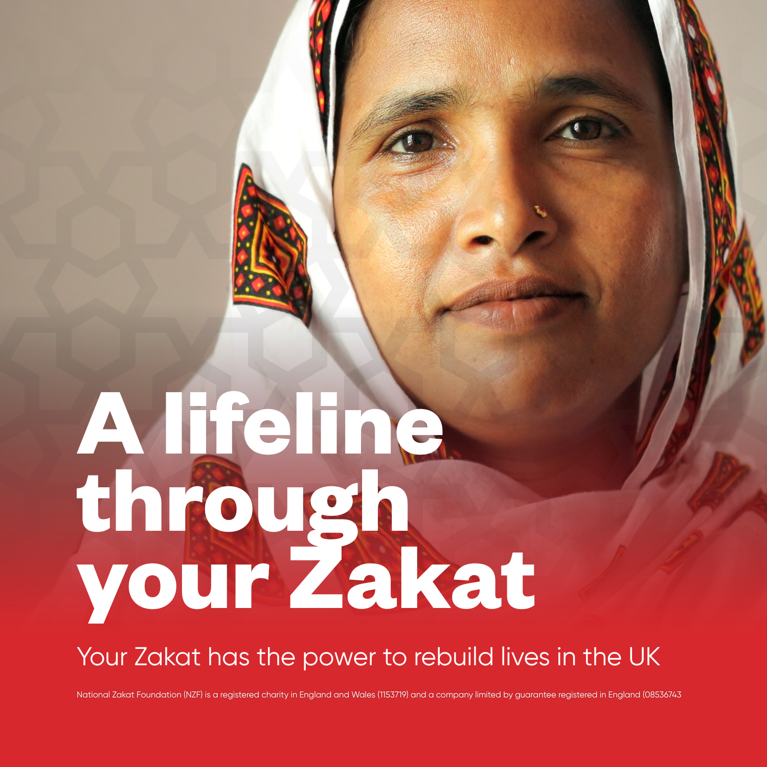 National Zakat Foundation Facebook ad: Rebuilding lives, one Zakat at a time