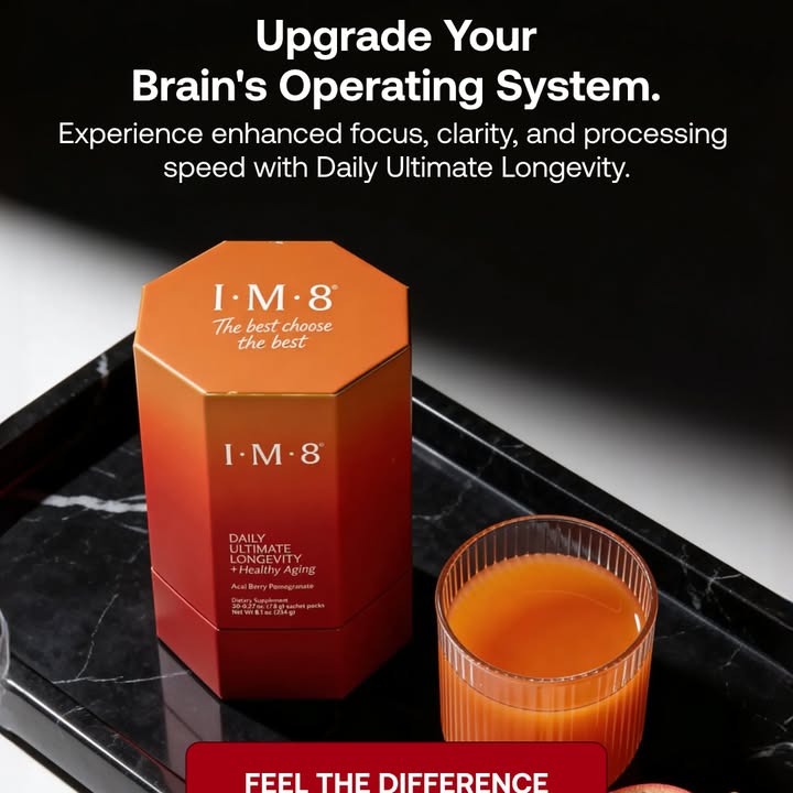 IM8 Global Facebook ad: Longevity Starts at the Cellular Level