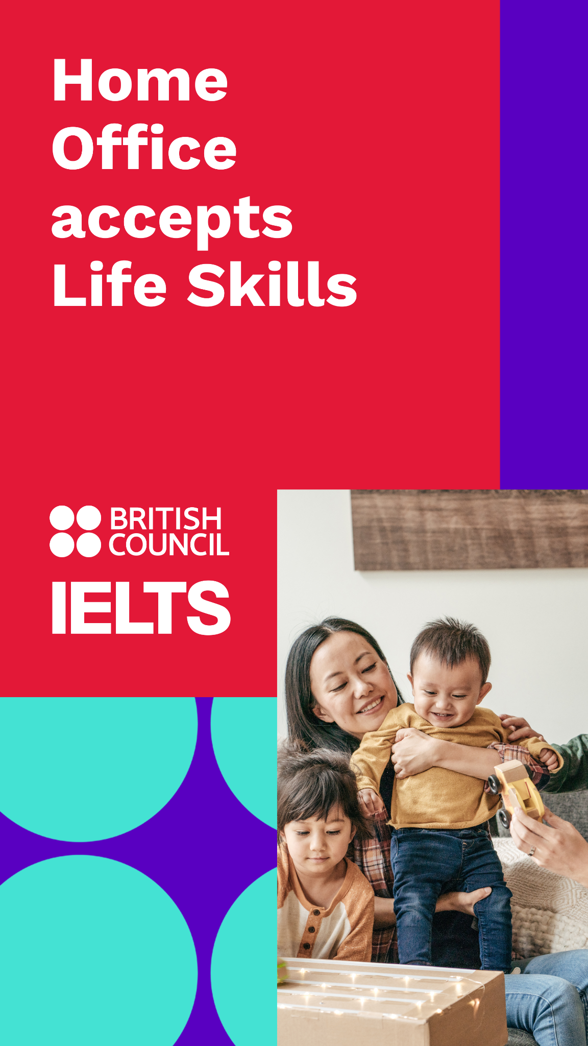 Take IELTS Official Facebook ad