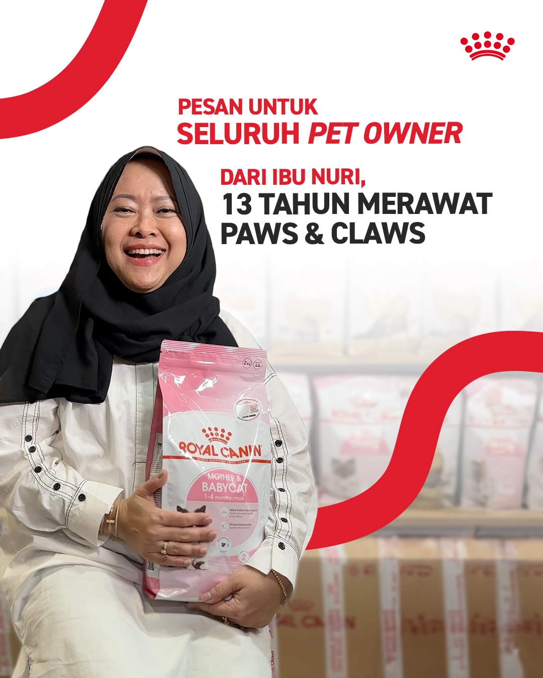 Royal Canin Facebook ad: Berangkat dari pengalamannya sebagai pemilik anabul, Bu…