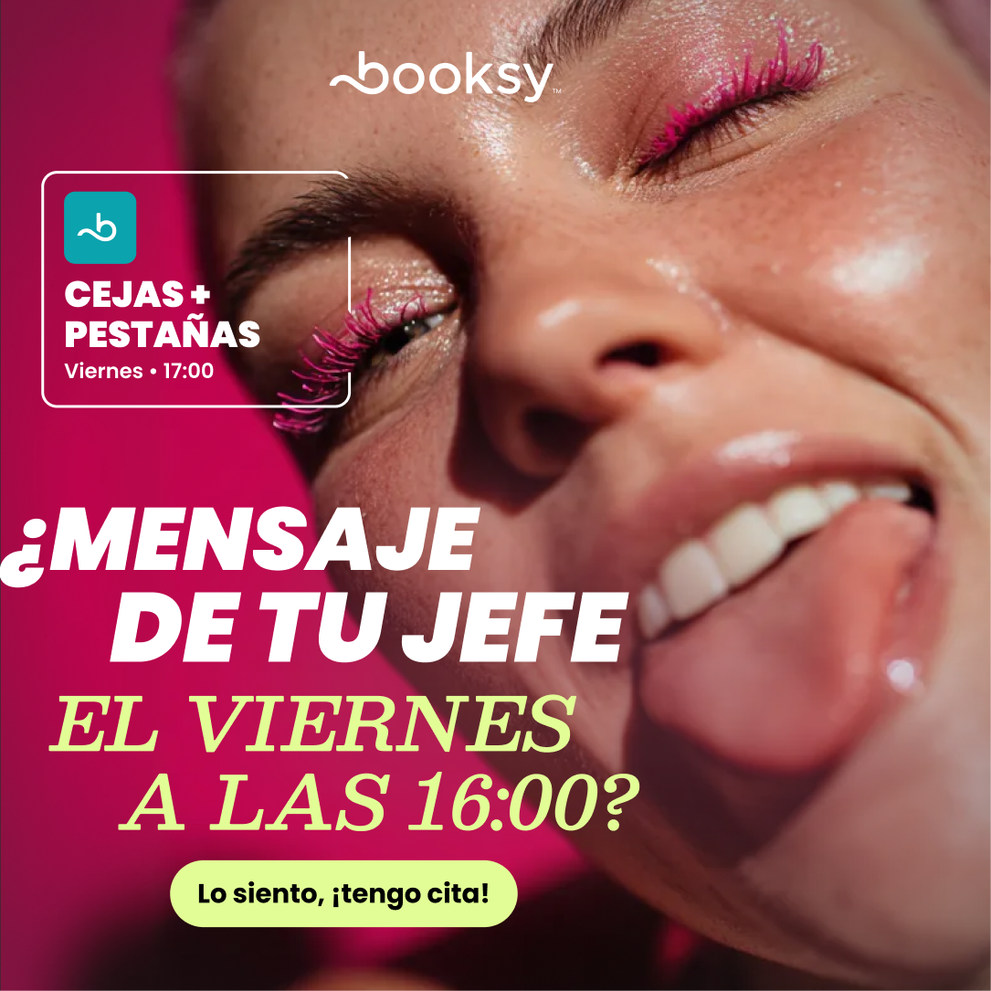 Booksy Spain Facebook ad: Tu me lo merezco empieza aquí.
