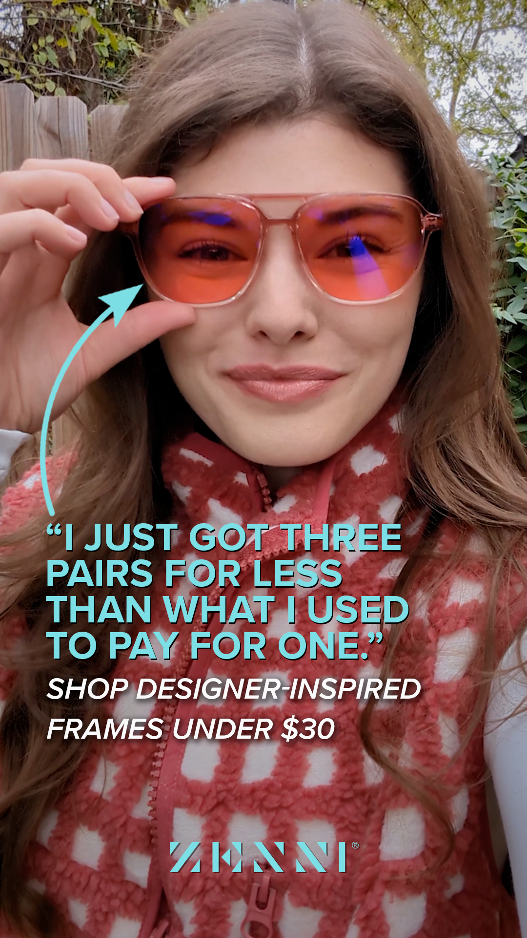 Zenni Optical Facebook ad