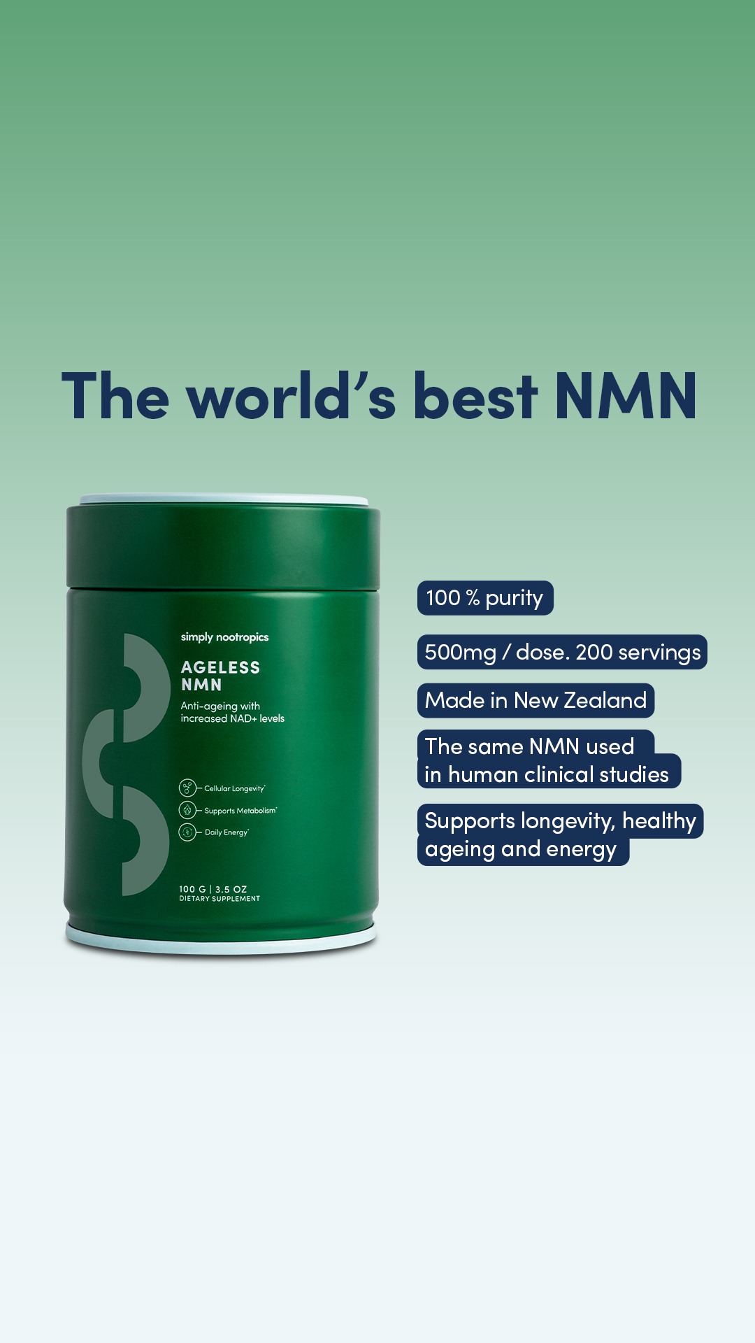 Simply Nootropics Facebook ad