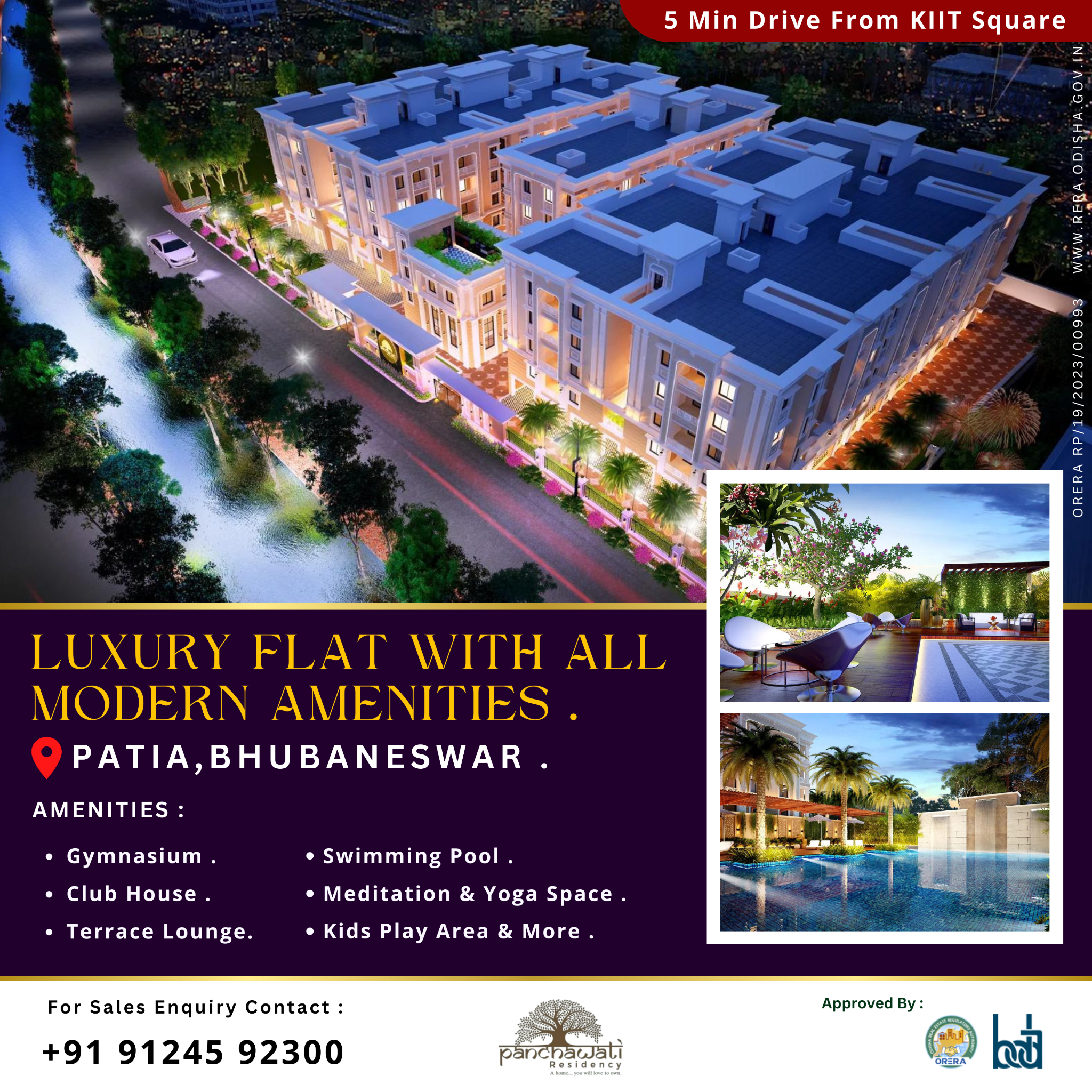 JMR_realty Facebook ad: At: 5500/Sqft Near KIIT Square.