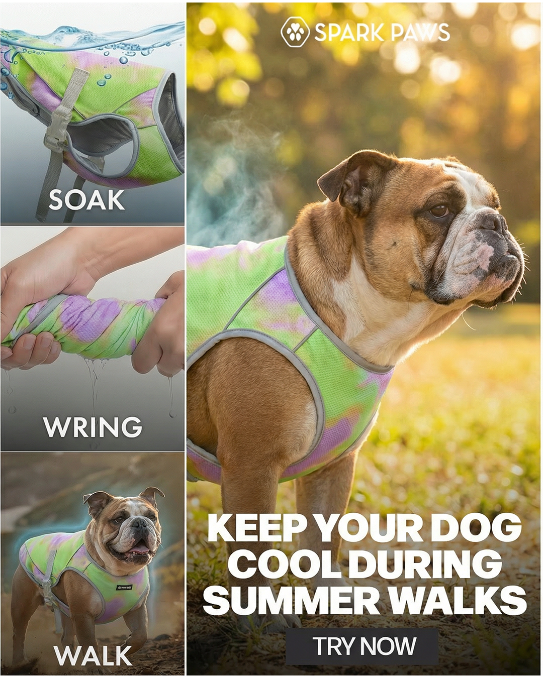Spark Paws Facebook ad