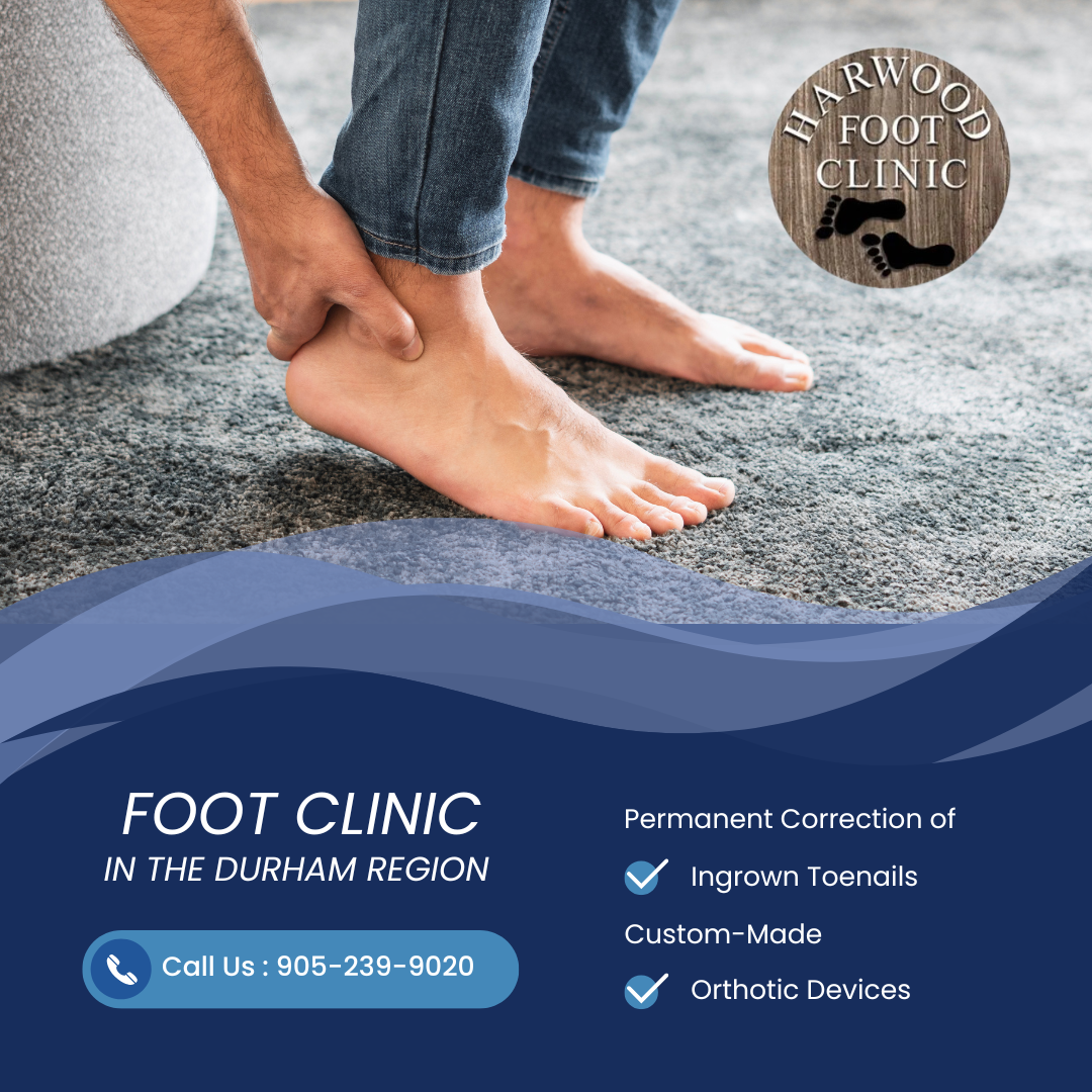 Harwood Foot Clinic Facebook ad: Discover our services!