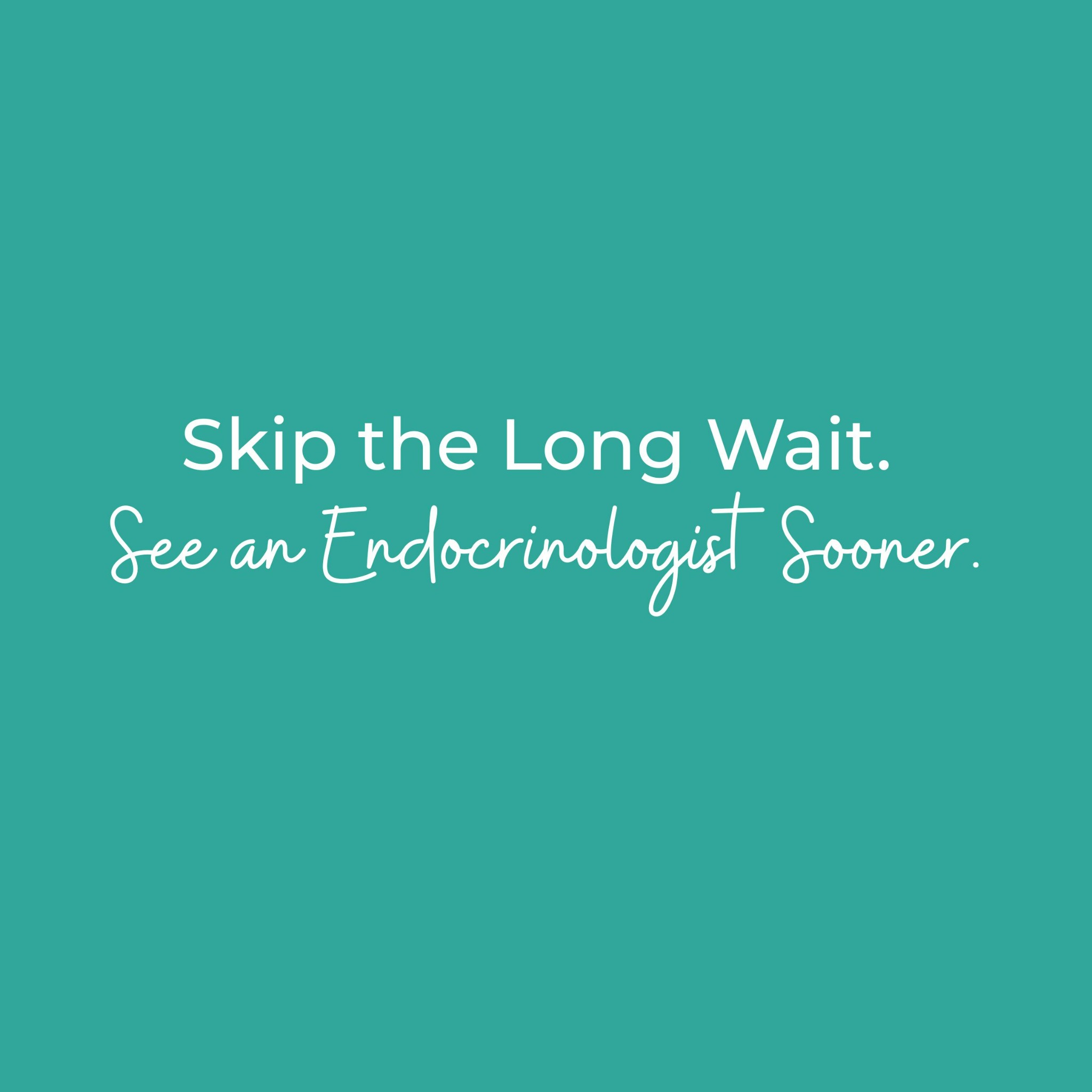 Albert Road General Practice Facebook ad: See an Endocrinologist Sooner.