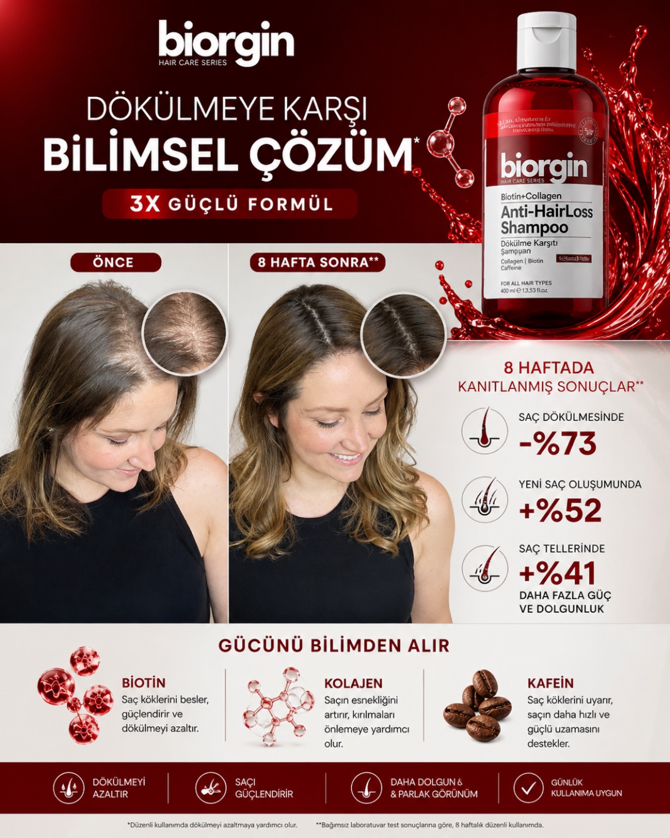 Bio.ezca Facebook ad: Dökülmeye karşı laf değil, sonuç