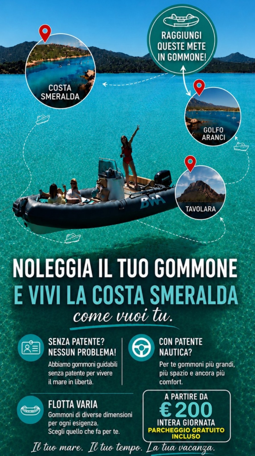 Summer Service Boat Rental Facebook ad