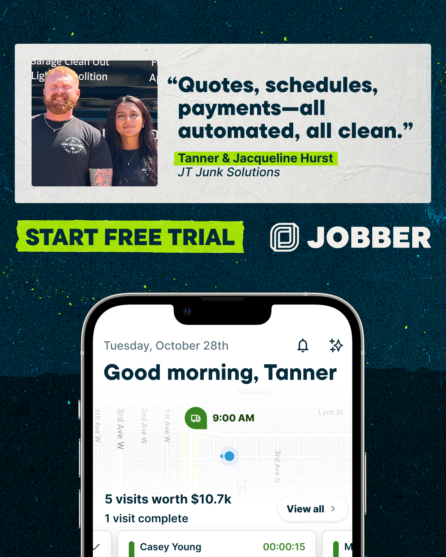 JT Junk Solutions Facebook ad