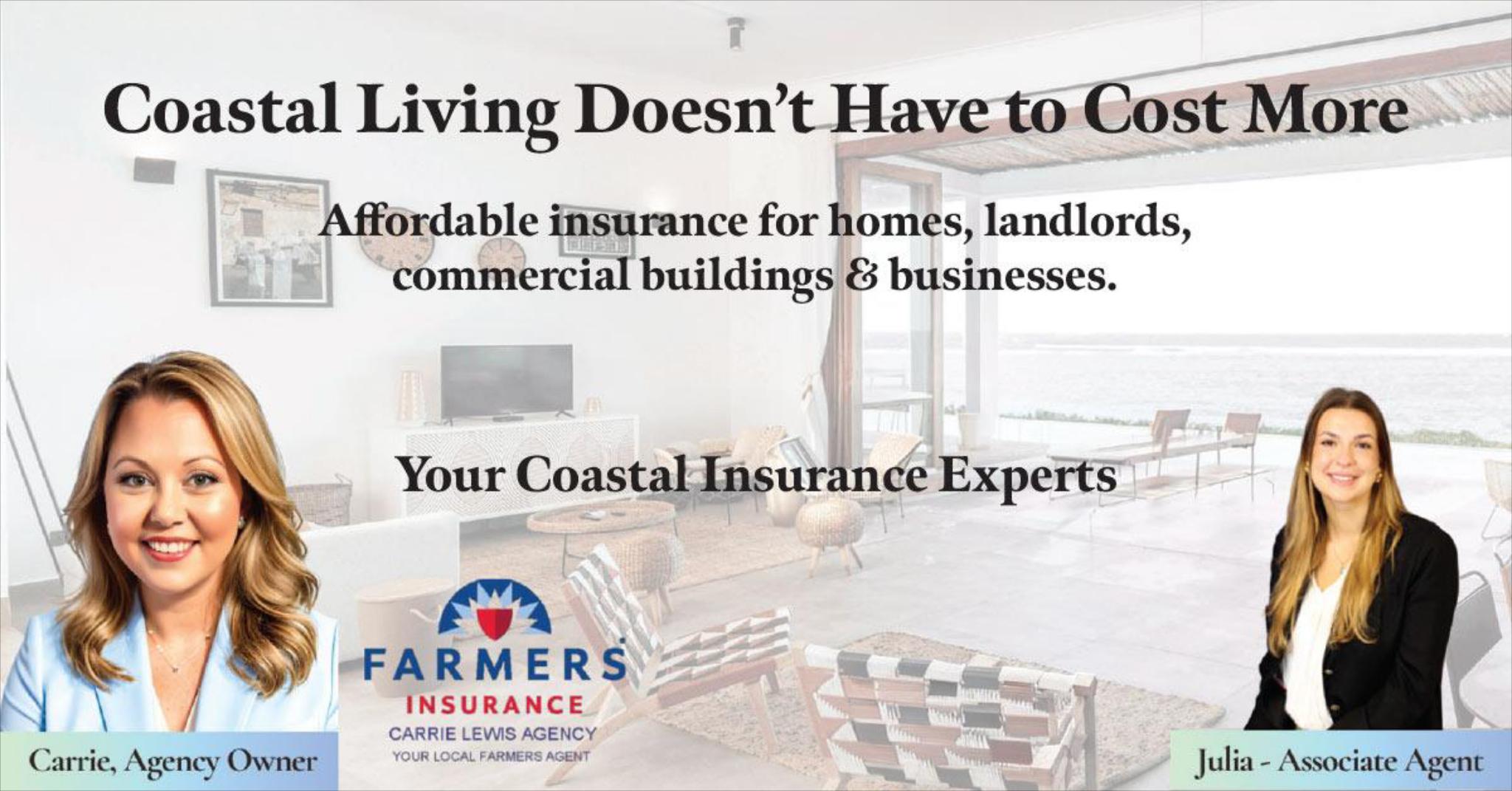 Farmers Insurance - Carrie Lewis Agency Facebook ad: Farmer’s Insurance
