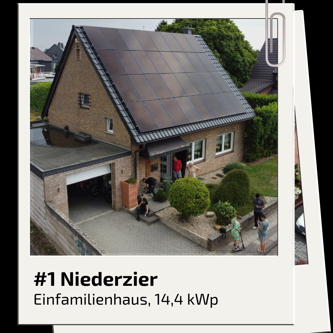FalkeTek Facebook ad: So sehen echte PV-Anlagen bei echten Familien aus
