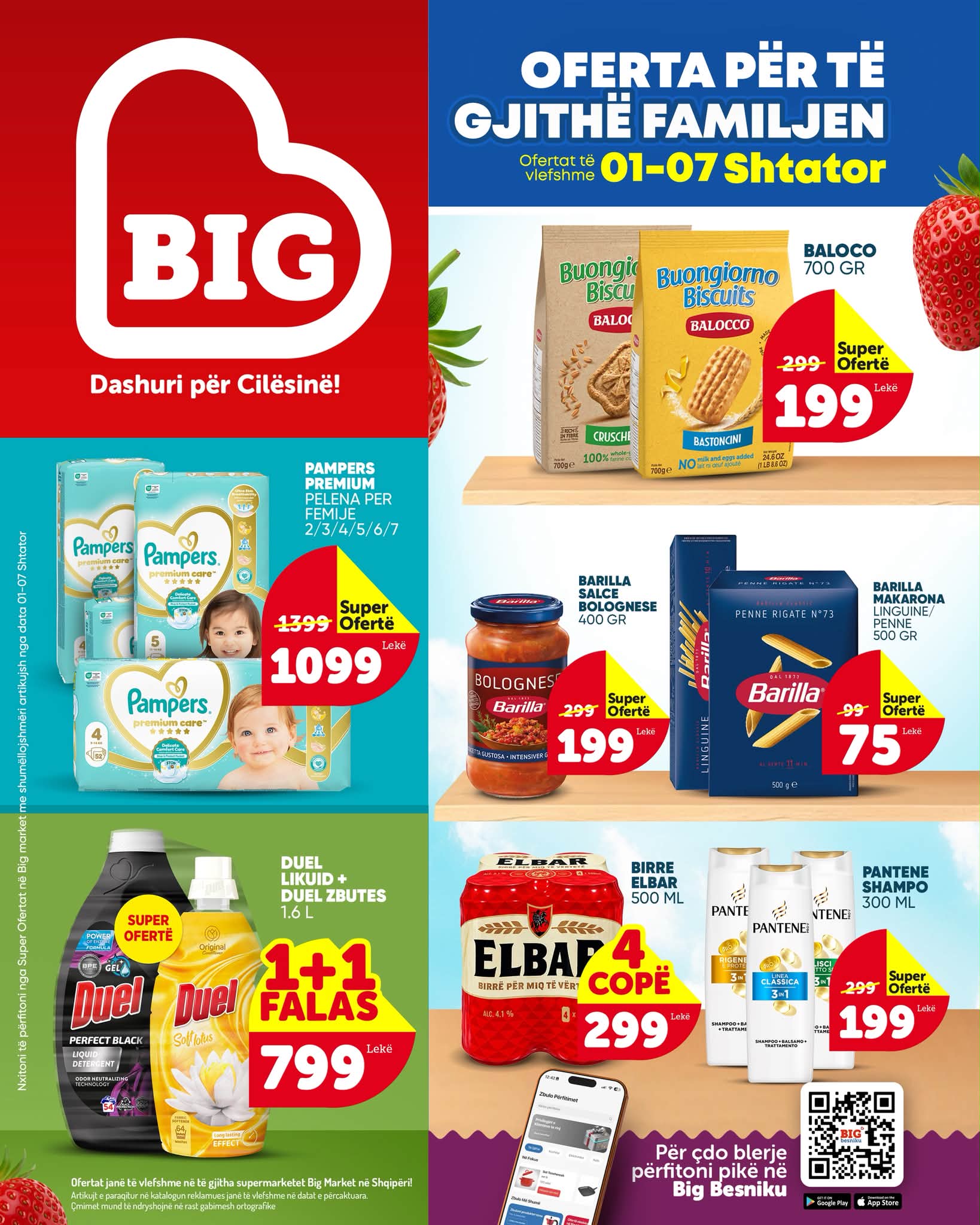 Big Market Facebook ad: Oferta për të gjithë familjen në Big Market!