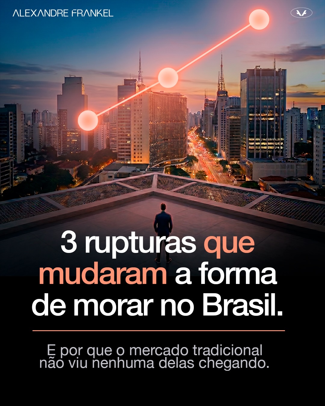 Alexandre Lafer Frankel Facebook ad: Nunca foi sobre como construir mais barato.