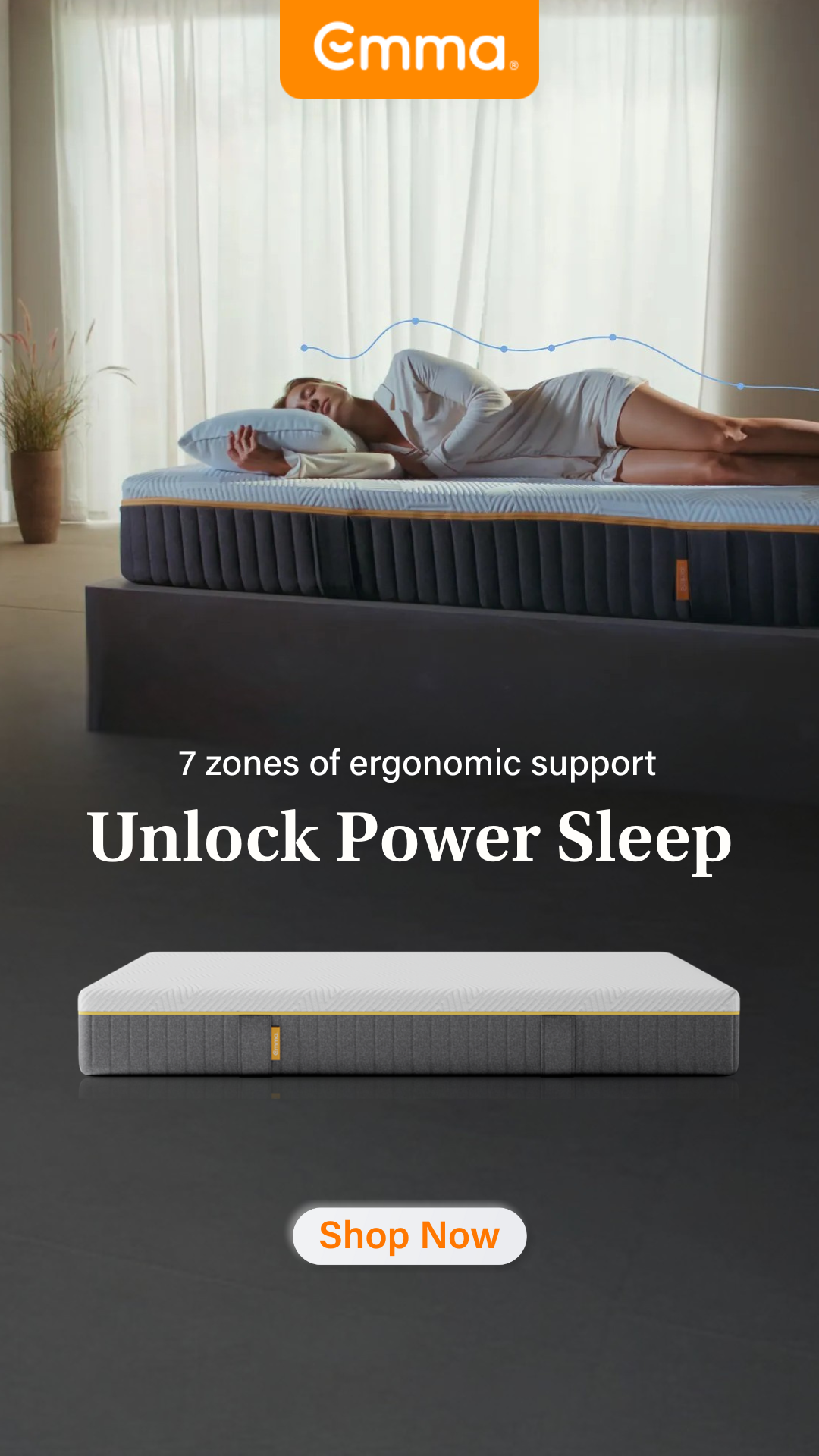 Emma Sleep UK Facebook ad