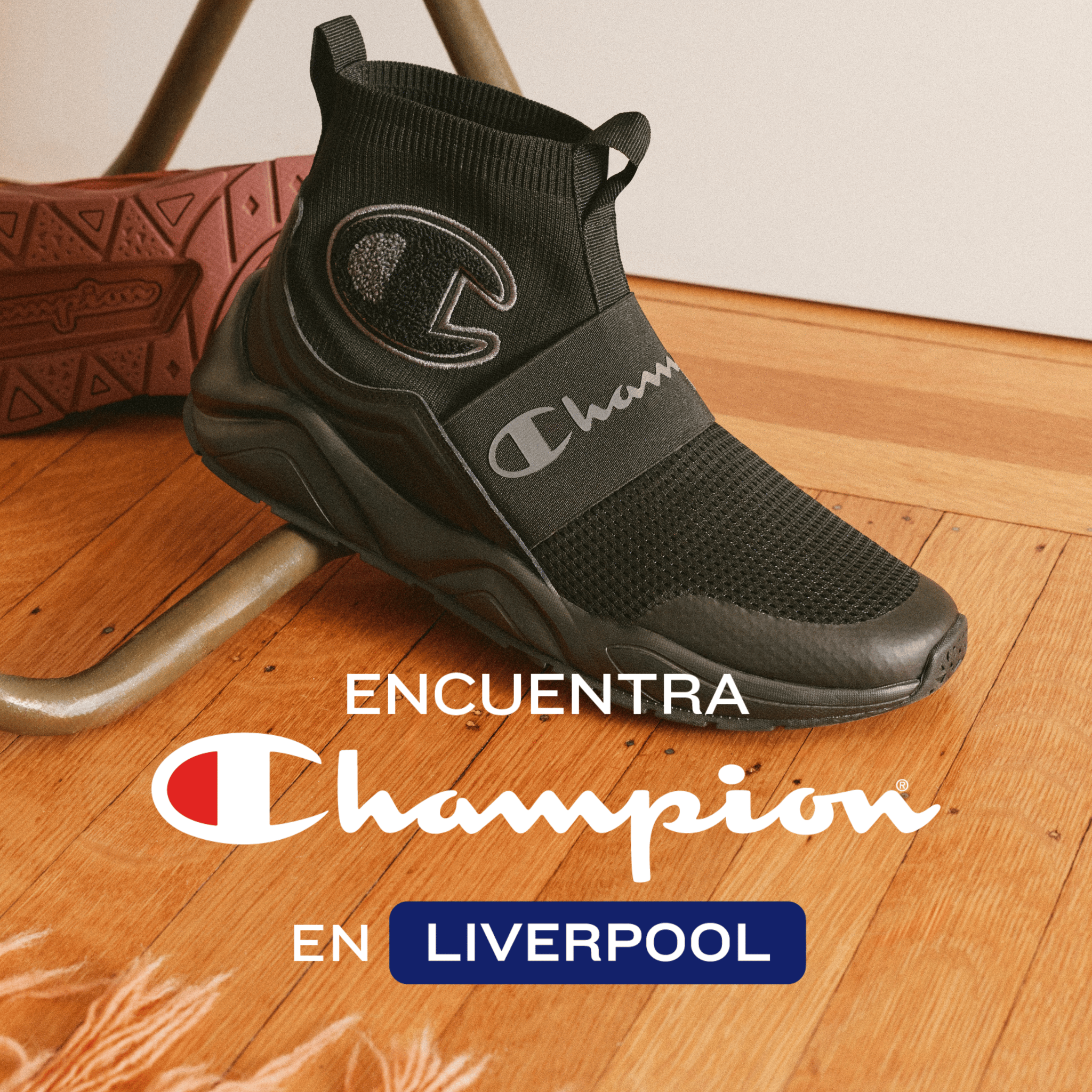 Champion Mexico Facebook ad: Encuentra Champion en Liverpool