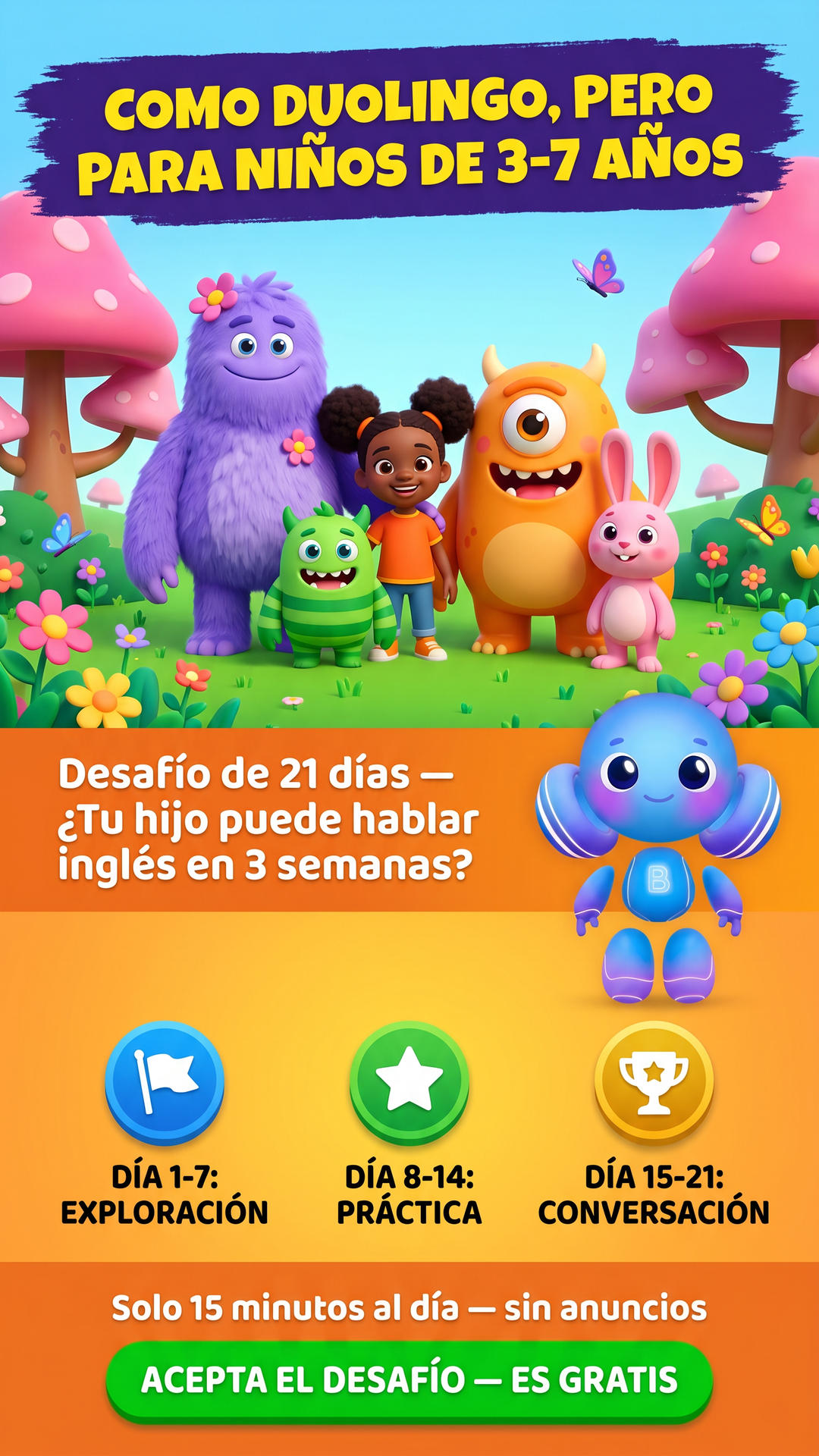 Buddy.ai: Inglés para niños Facebook ad