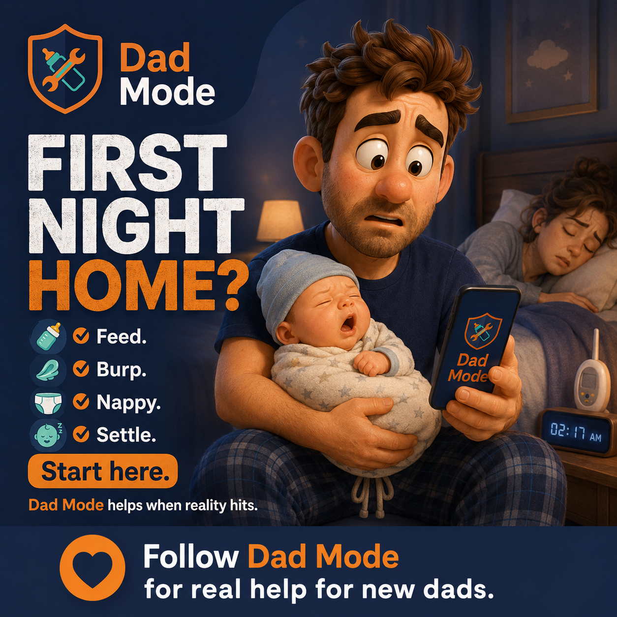 Dad Mode Facebook ad: The hospital sends you home like
