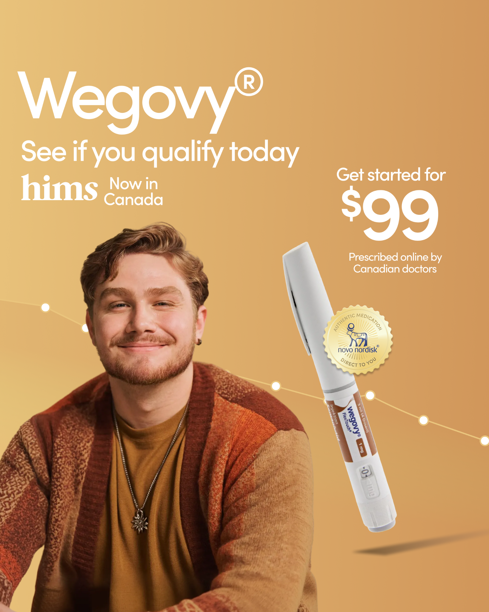 hims Facebook ad