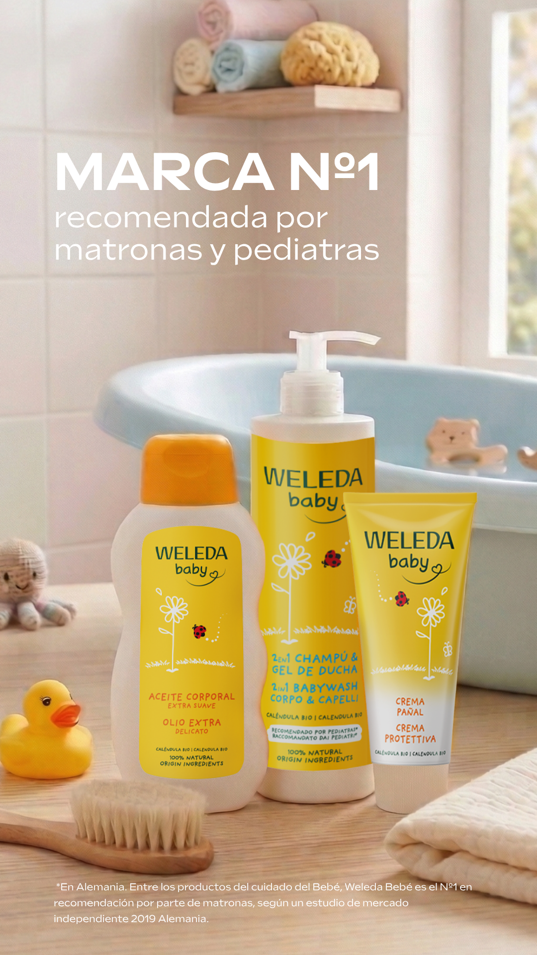 Weleda Facebook ad: Para la piel más delicada, solo lo más natural