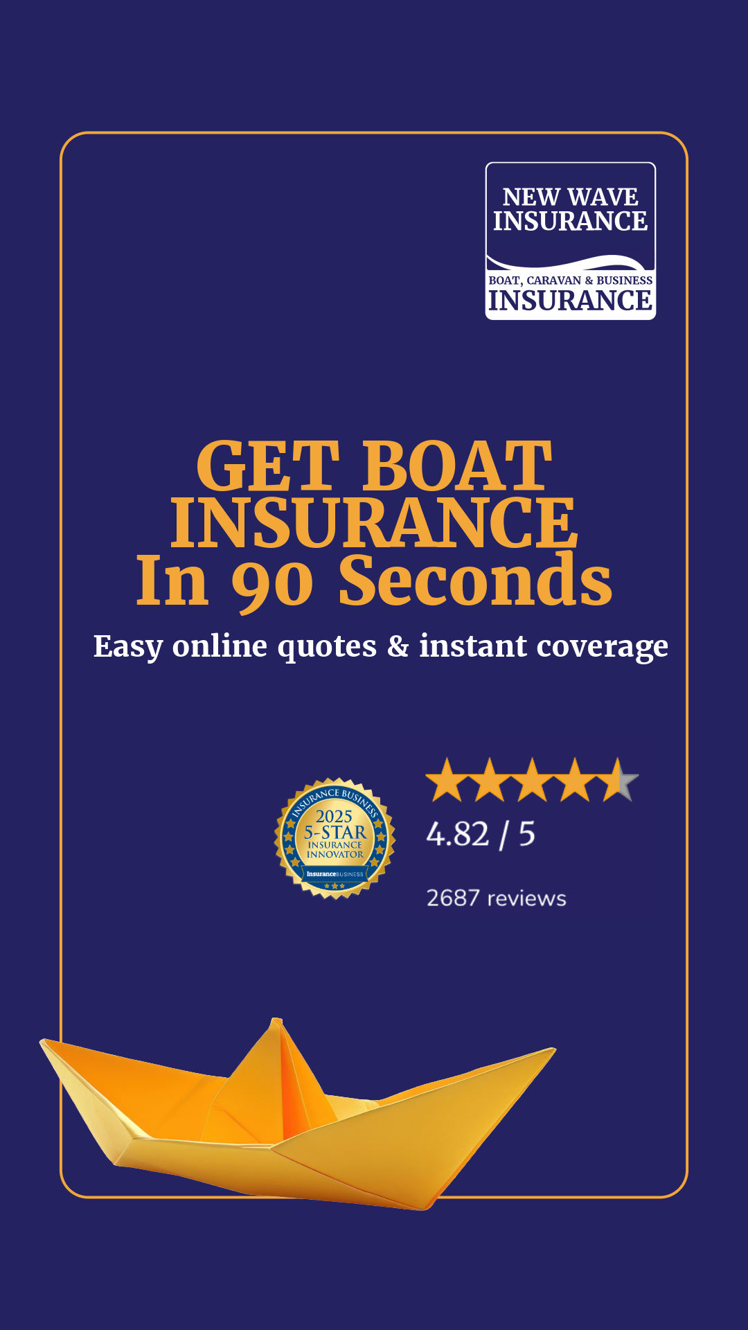 New Wave Insurance Facebook ad