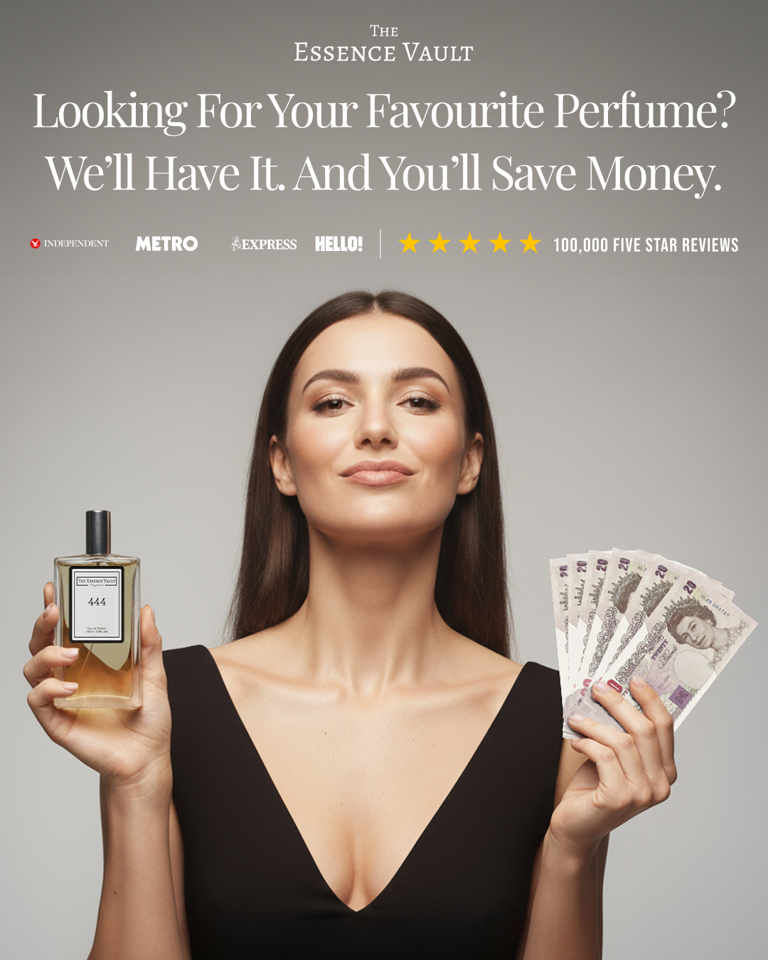 The Essence Vault Facebook ad