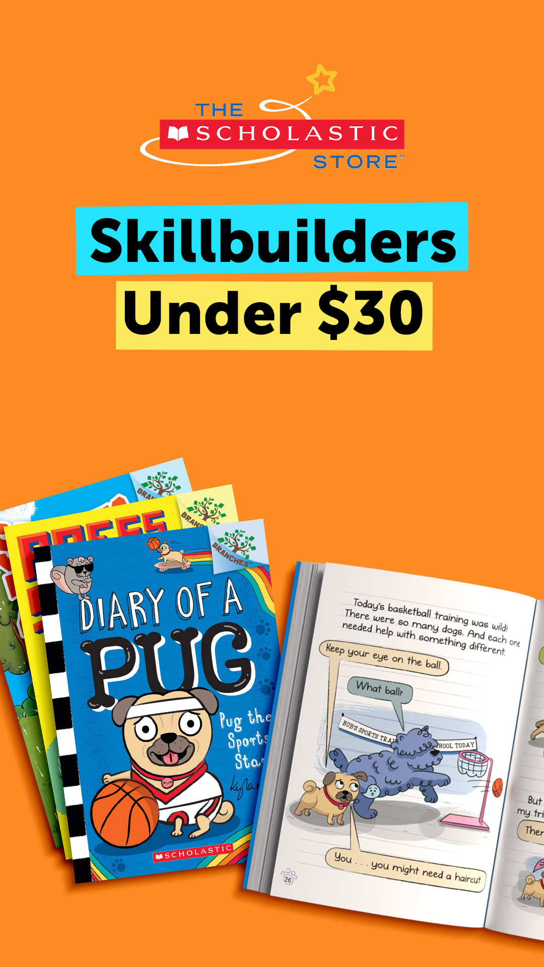 Scholastic Facebook ad