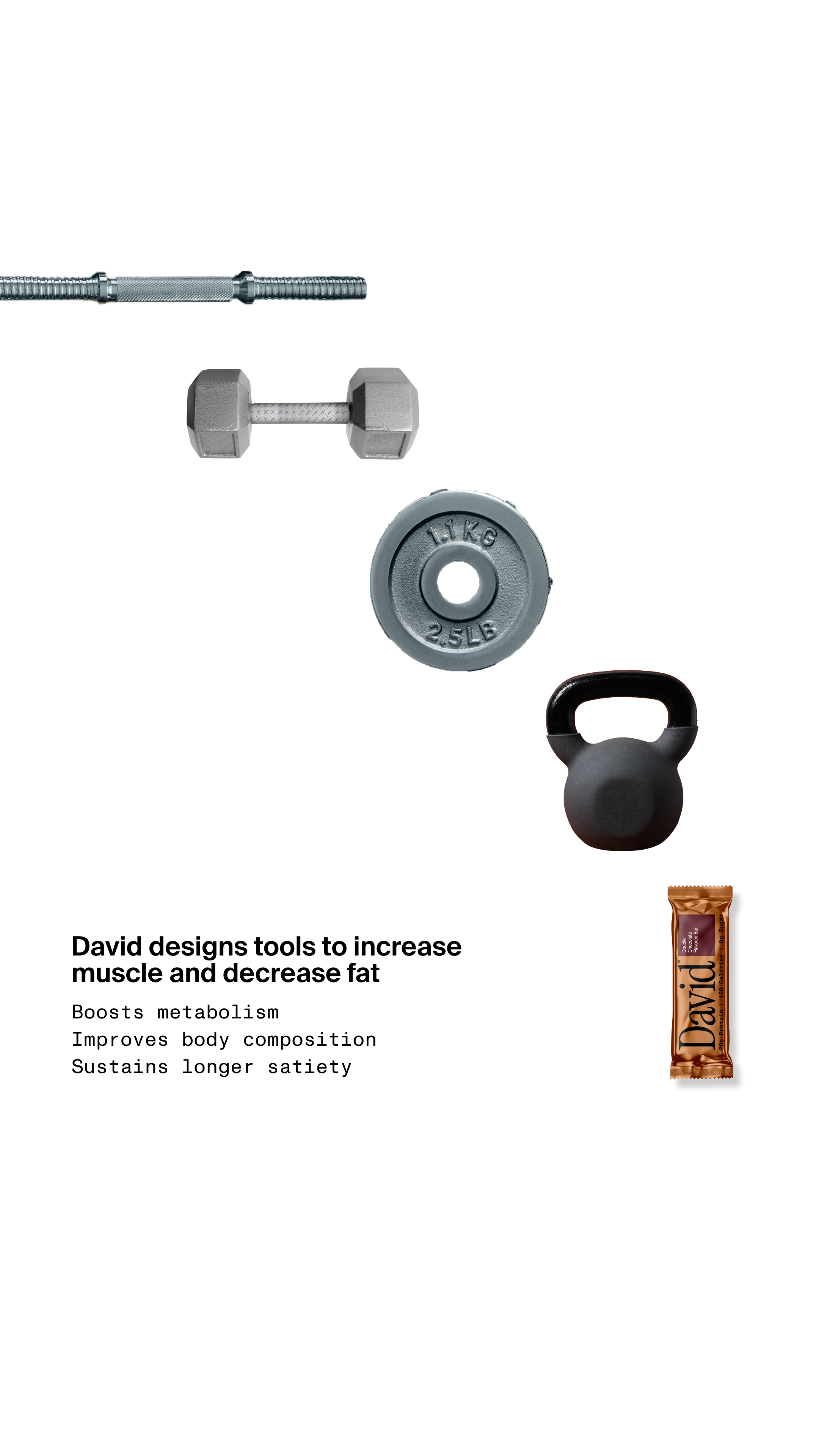 David Protein Facebook ad