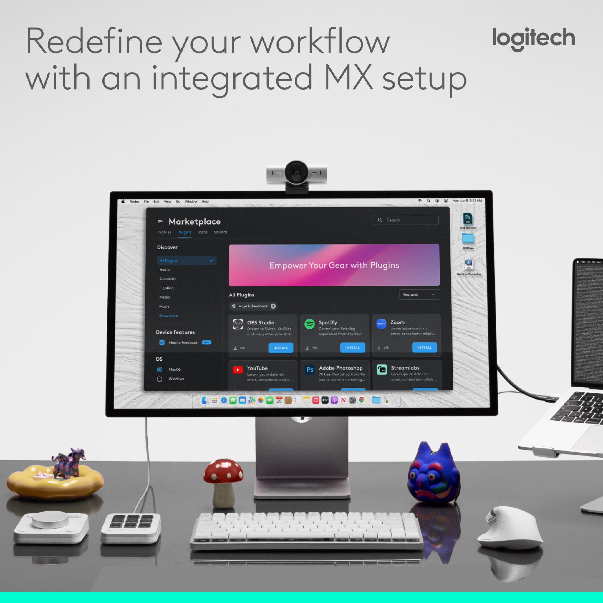 Logitech Facebook ad