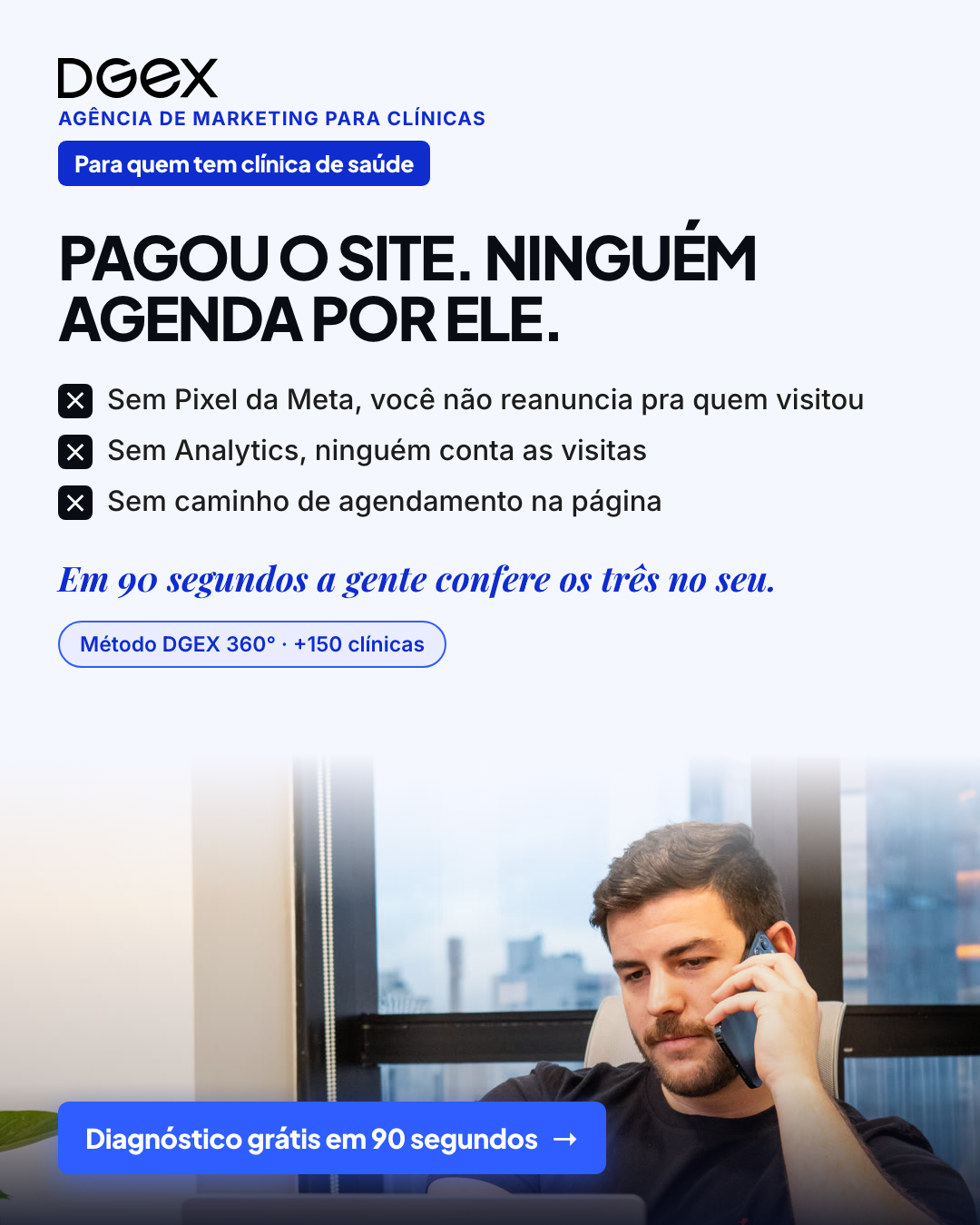 DGEX Company Facebook ad: Pagou o site e ninguém agenda por ele? Confira o que falta.