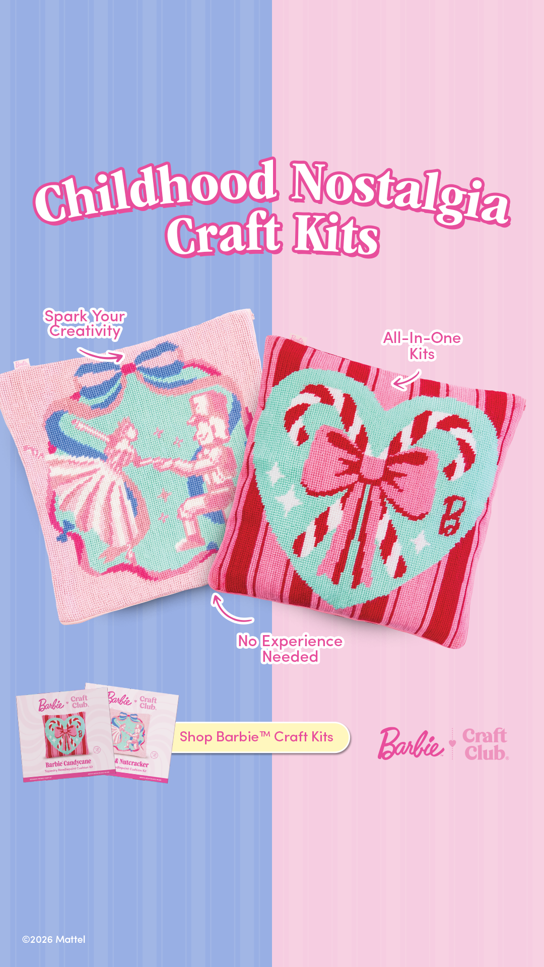 Craft Club Facebook ad: The Barbie in the Nutcracker Kits