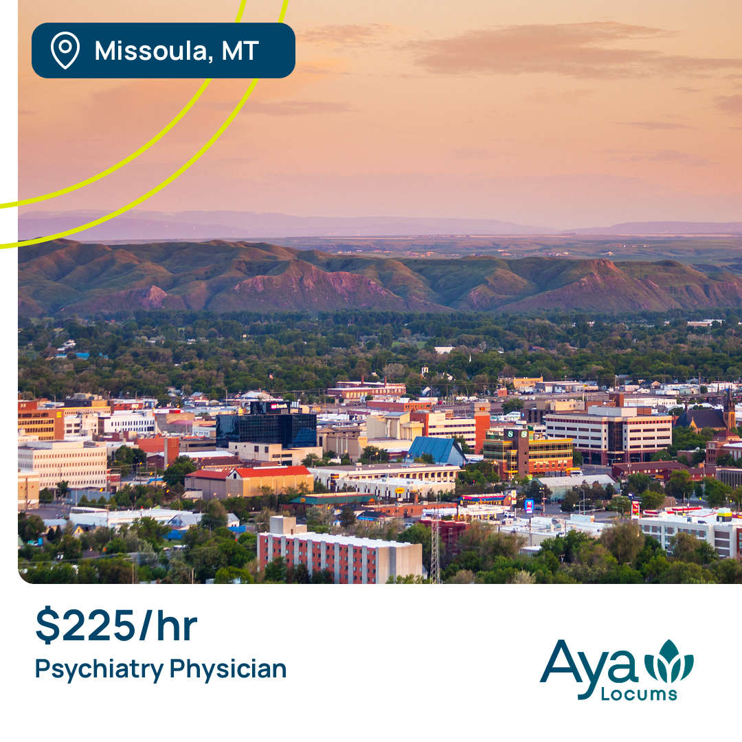 Aya Locums Facebook ad