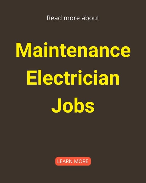 MindMingle Facebook ad: Learn About Maintenance Electrician Roles