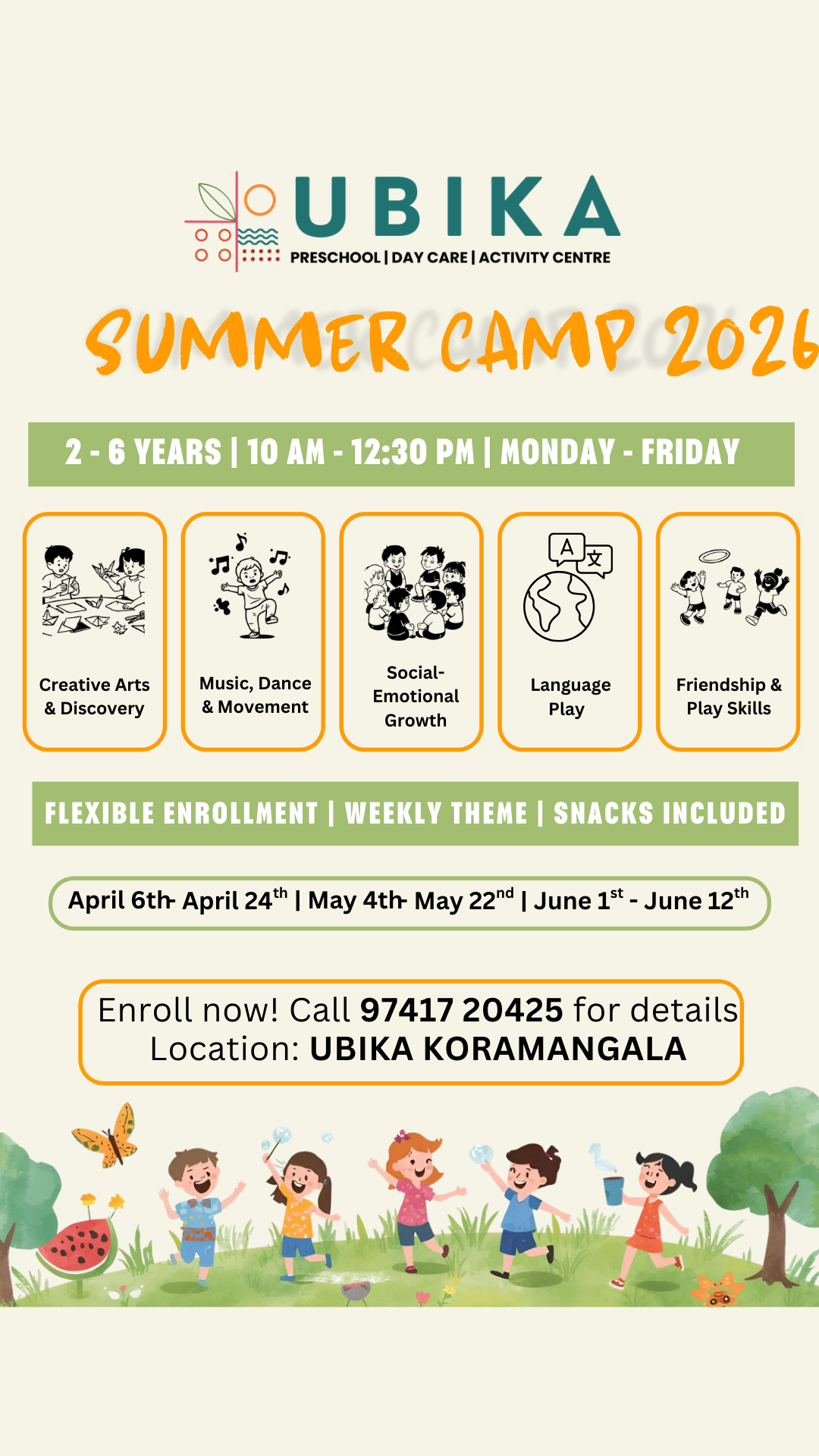 Ubika Koramangala Facebook ad from Mar 14, 2026