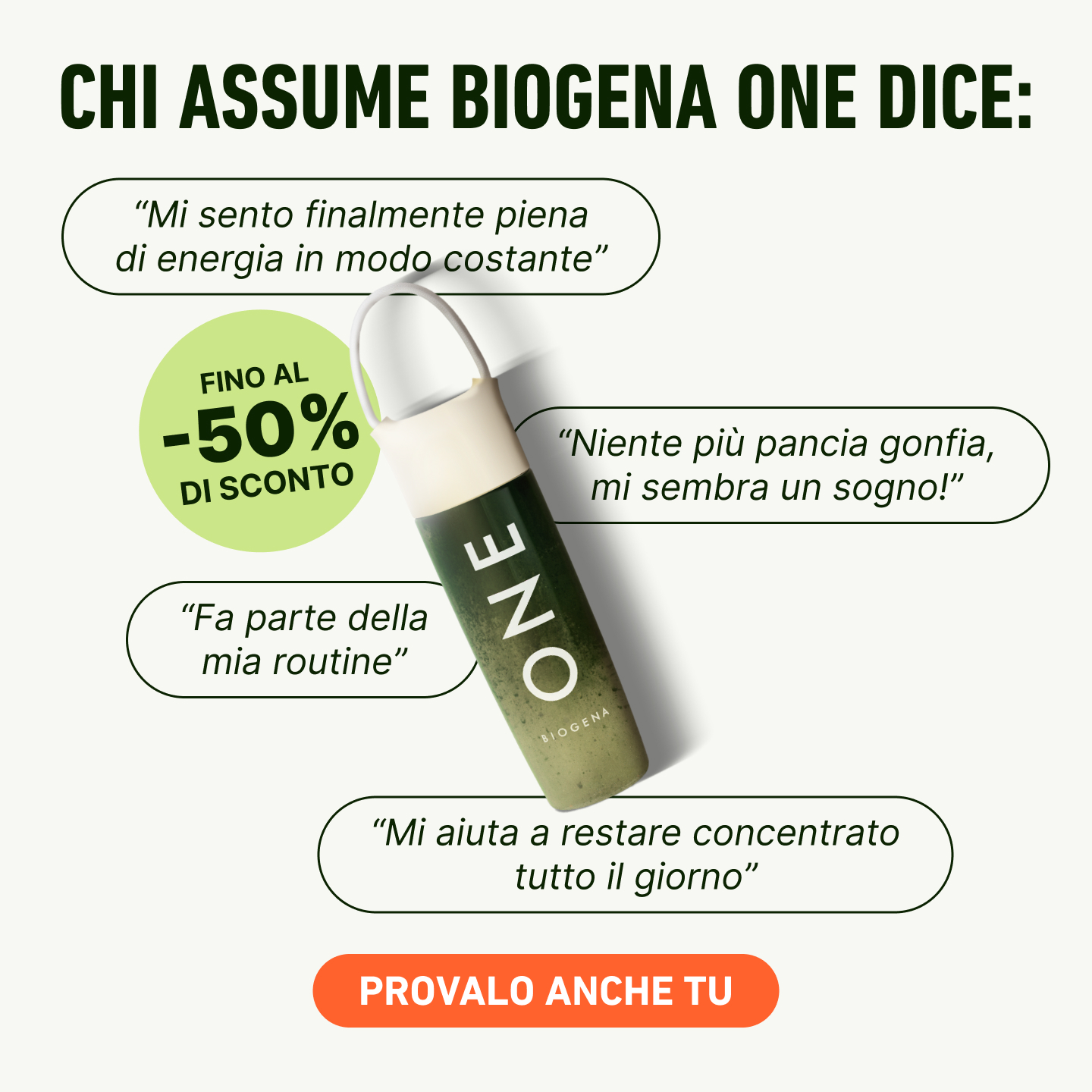 Biogena Facebook ad