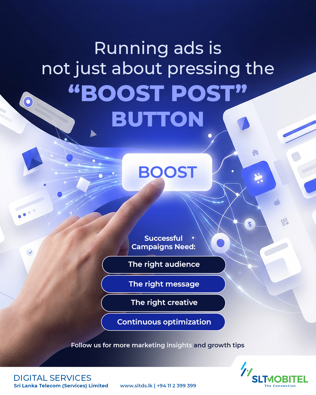 SLT Digital Services Facebook ad