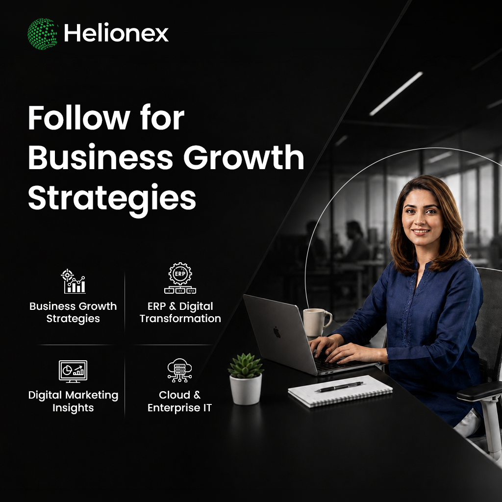 Helionex Facebook ad: Follow Helionex for practical insights on