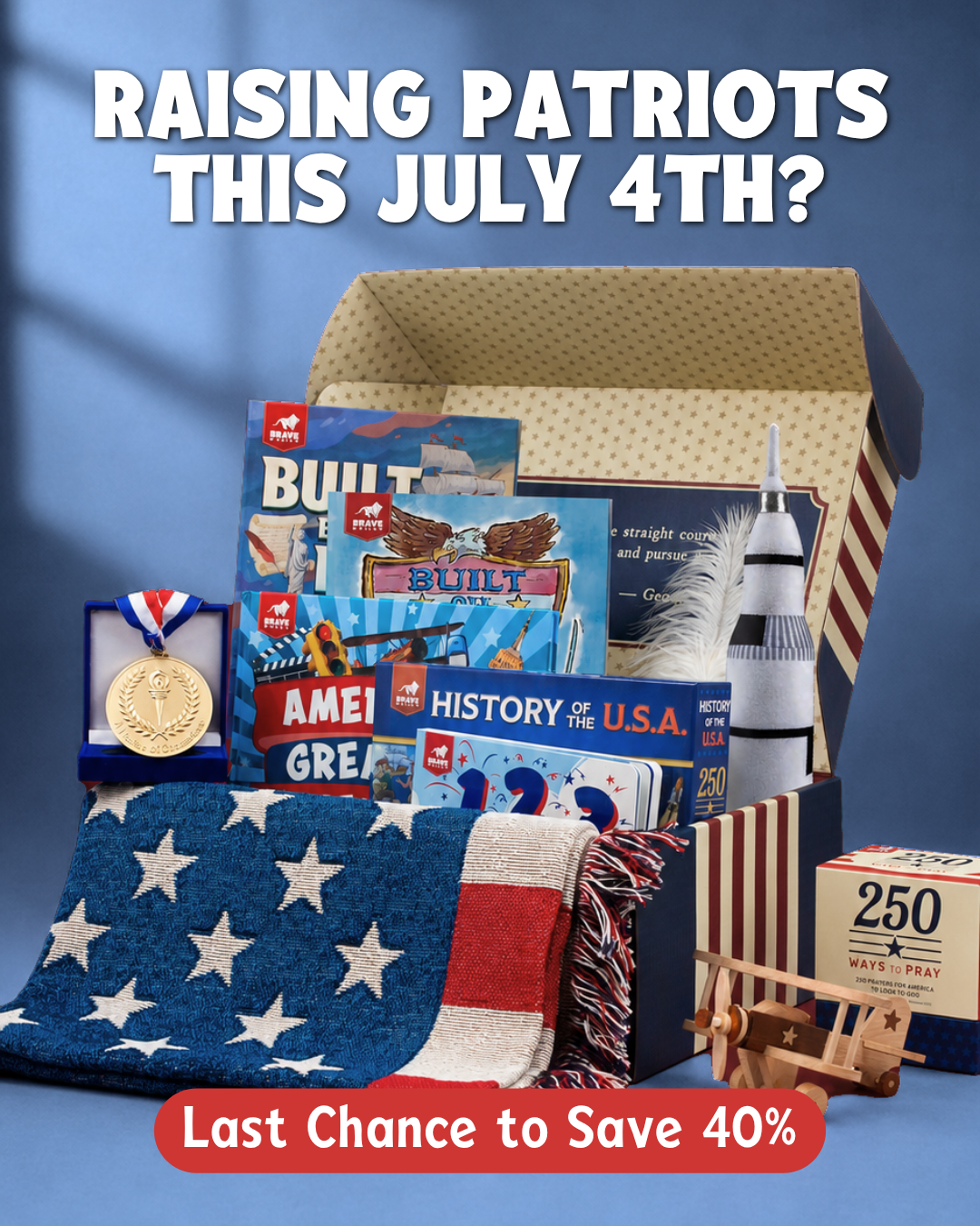BRAVE Books Facebook ad