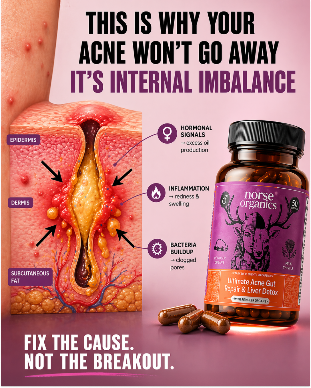 Norse Organics Facebook ad