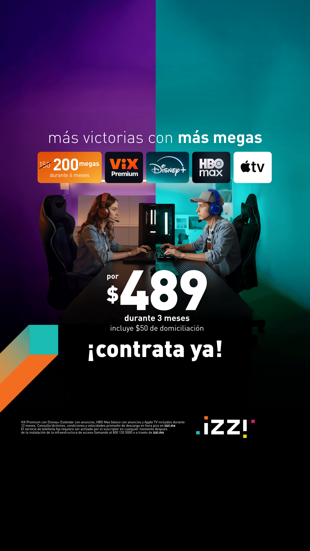izzi telecom Facebook ad