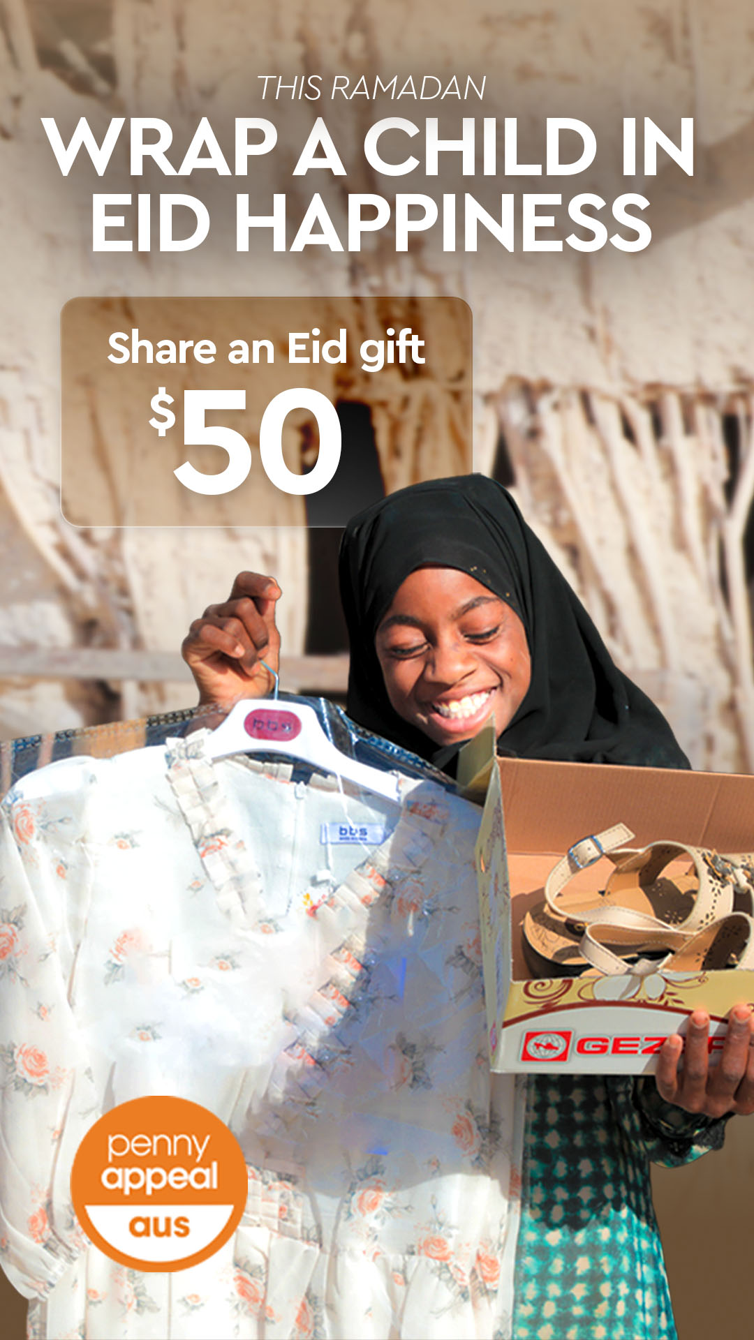 Penny Appeal Australia Facebook ad from Feb 17, 2026
