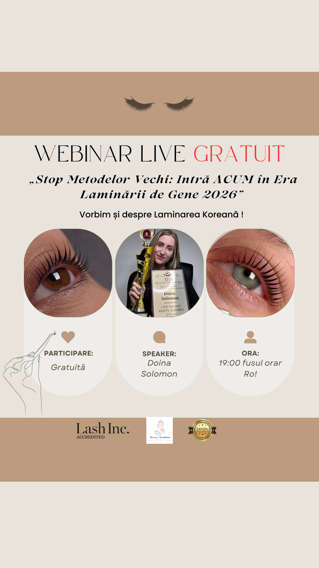 Online School Beauty Revolution Facebook ad from Jan 3, 2026