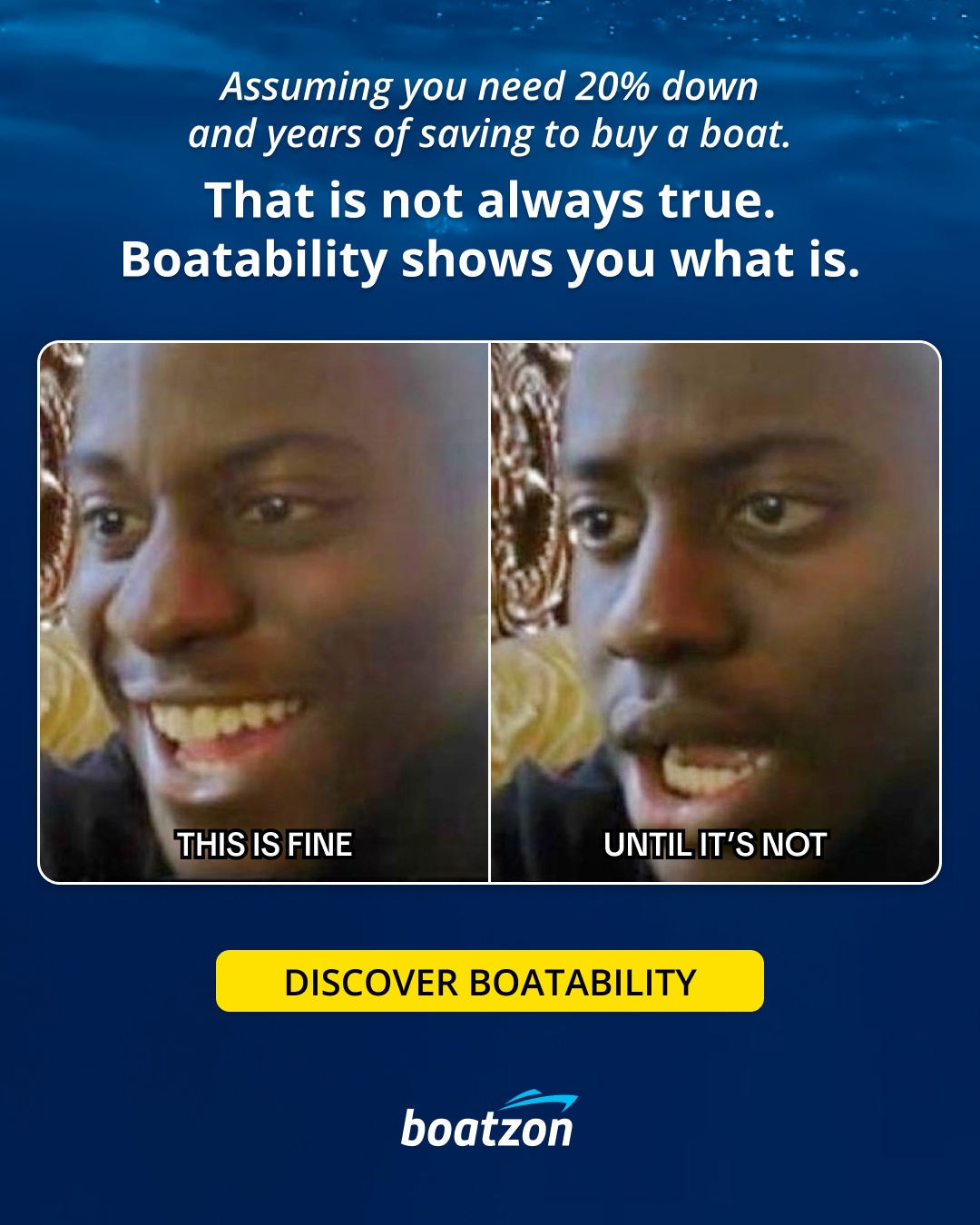 Boatzon Facebook ad